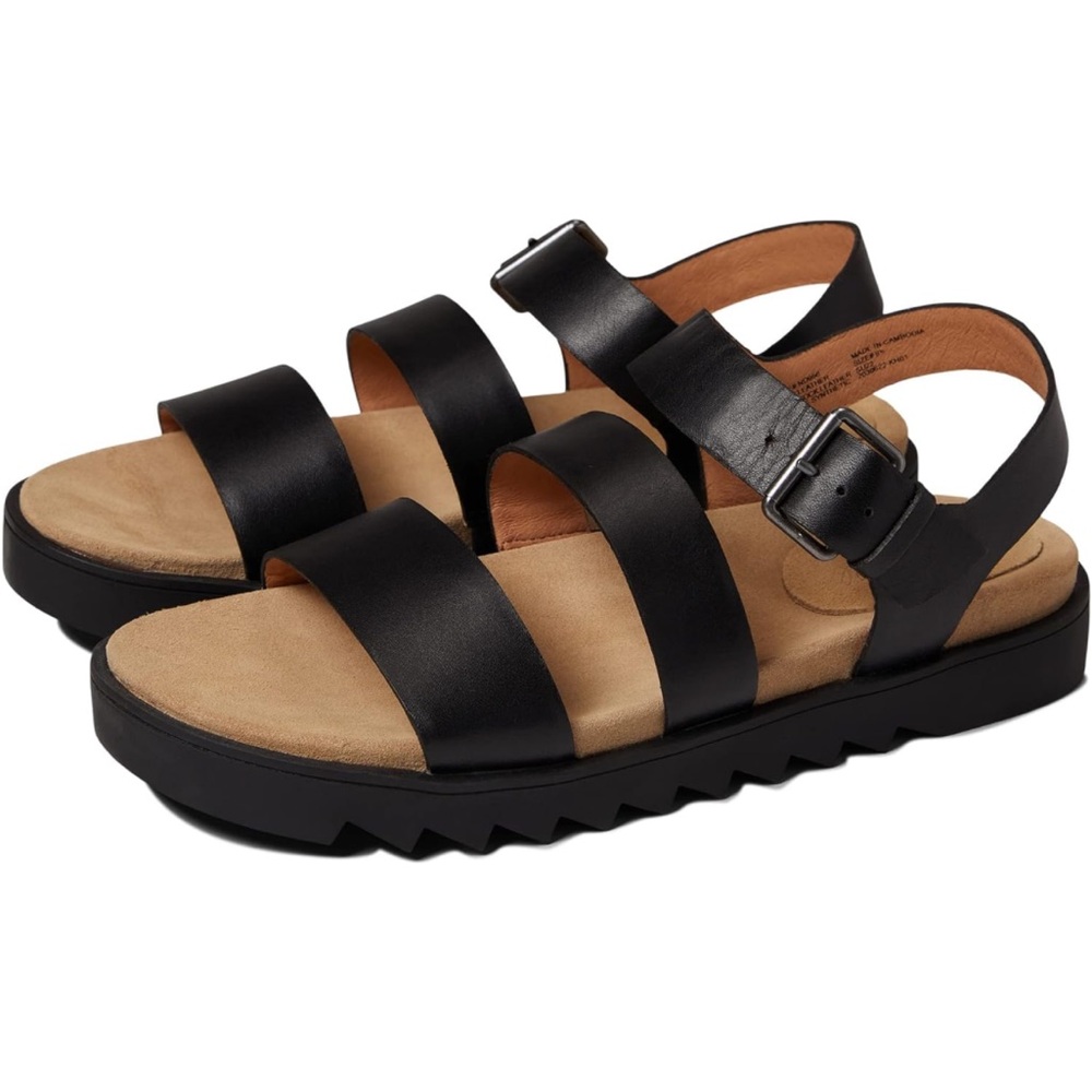 Madewell The Addie Sandal Black 8.5 Women’s